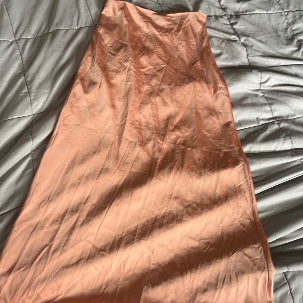 Forever 21 Asymmetrical Pink Maxi Skirt for Cocktail